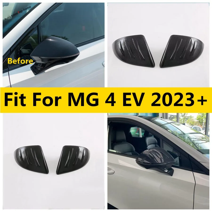 

Chromium Outer Side View Wing Door Rearview Mirror Decoration Cover Trims Styling ABS Accessories Fit For MG 4 EV 2023 2024