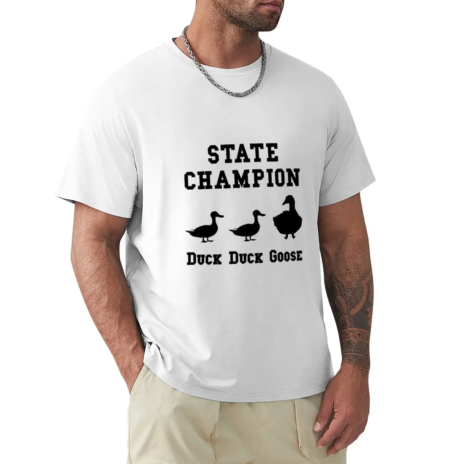 

Duck Duck Goose T-Shirt T-shirt short boys white t shirts tops blank t shirts mens clothes