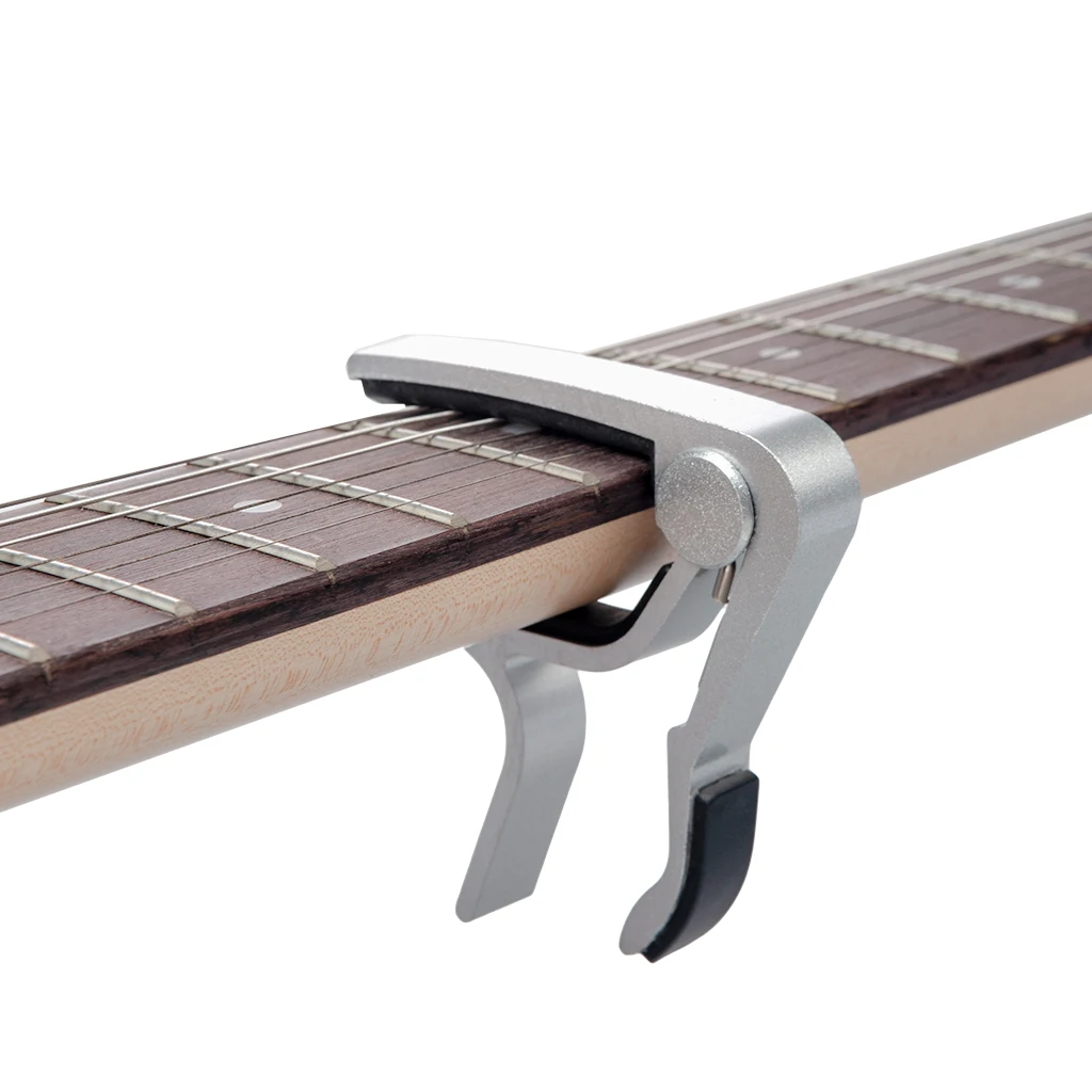 Quick Change Aluminium Metal Guitar Capo Guitarra Clamp Key Acoustic Classic Guitar Capo For Tone Adjusting Gitar Accessories