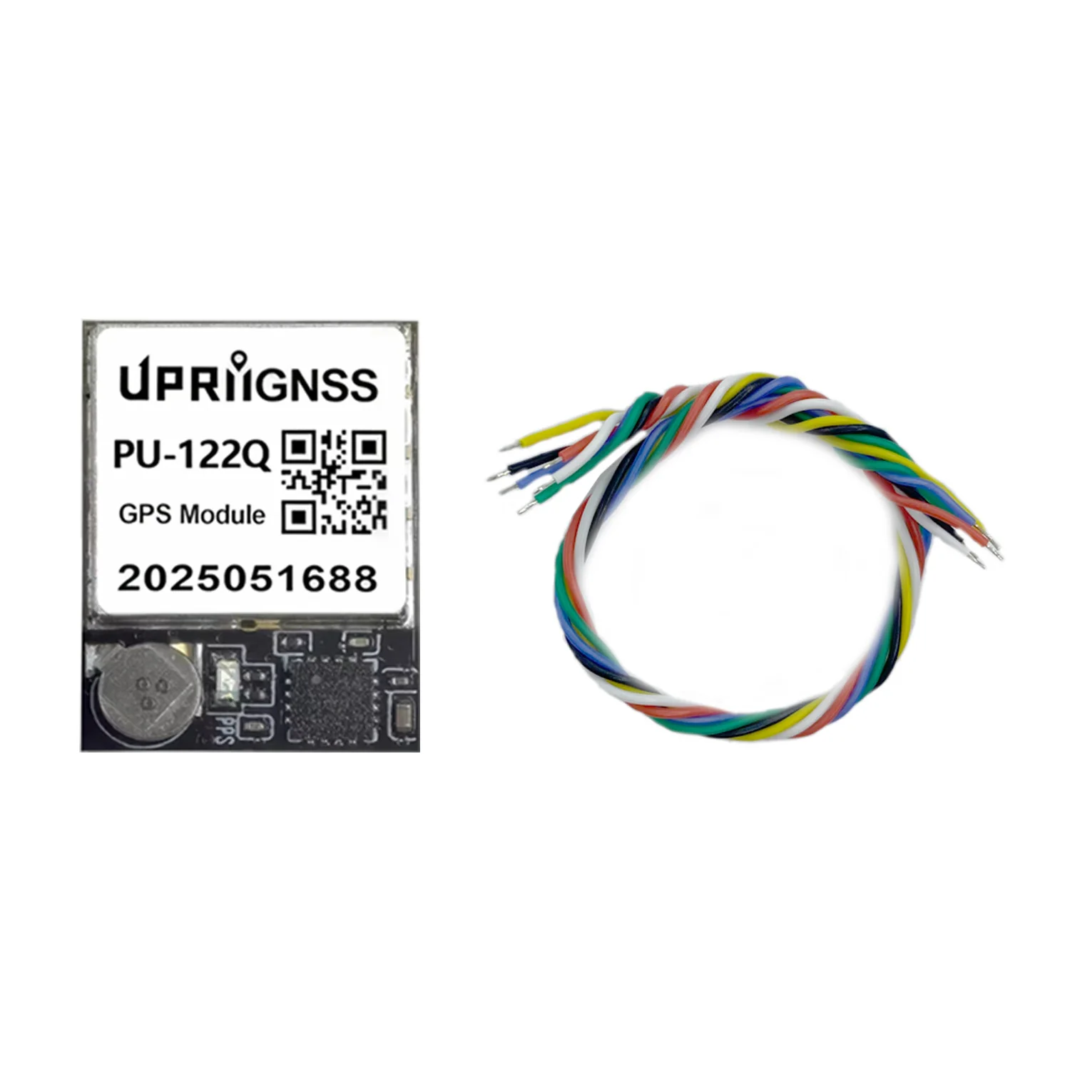 Module GPS PU-122Q M10GNSS avec boussole pour INAV Betaflight Ardupilot, connecté à un câble de liaison, prêt à l'emploi.