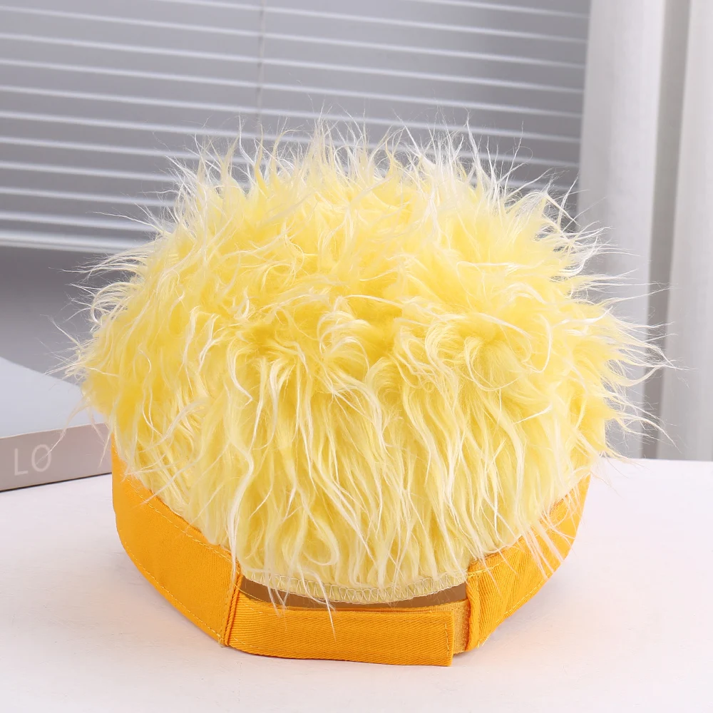 Lightweight Breathable Duckling Decorated Wig Cap For Outdoor Travel Cosplay Fresh Fashionable Versatile Hat_voghion.com