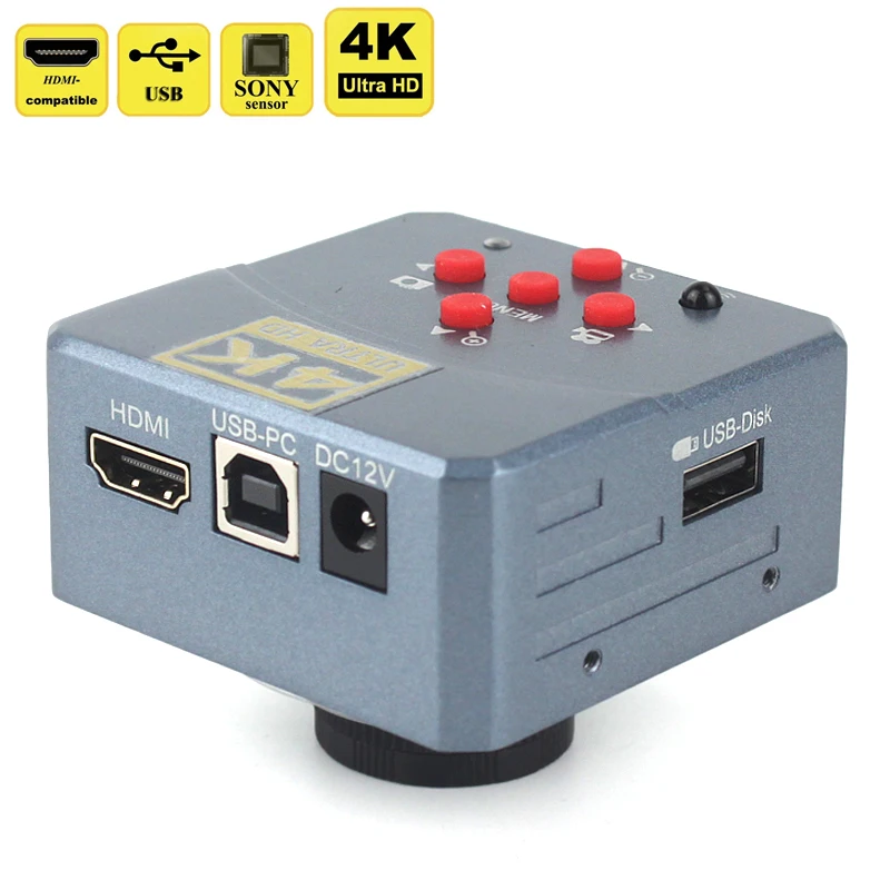 

Промышленный видеомикроскоп с HDMI, 4K Ultra HD, USB, камера 1/2 "SONY, сенсор для пайки телефонов