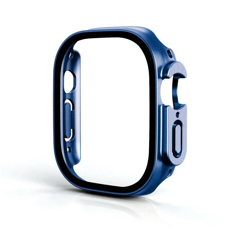 Apple Watch Ultra Protection Kit: 49mm PC Bumper & Tempered Glass Screen Protector Cover