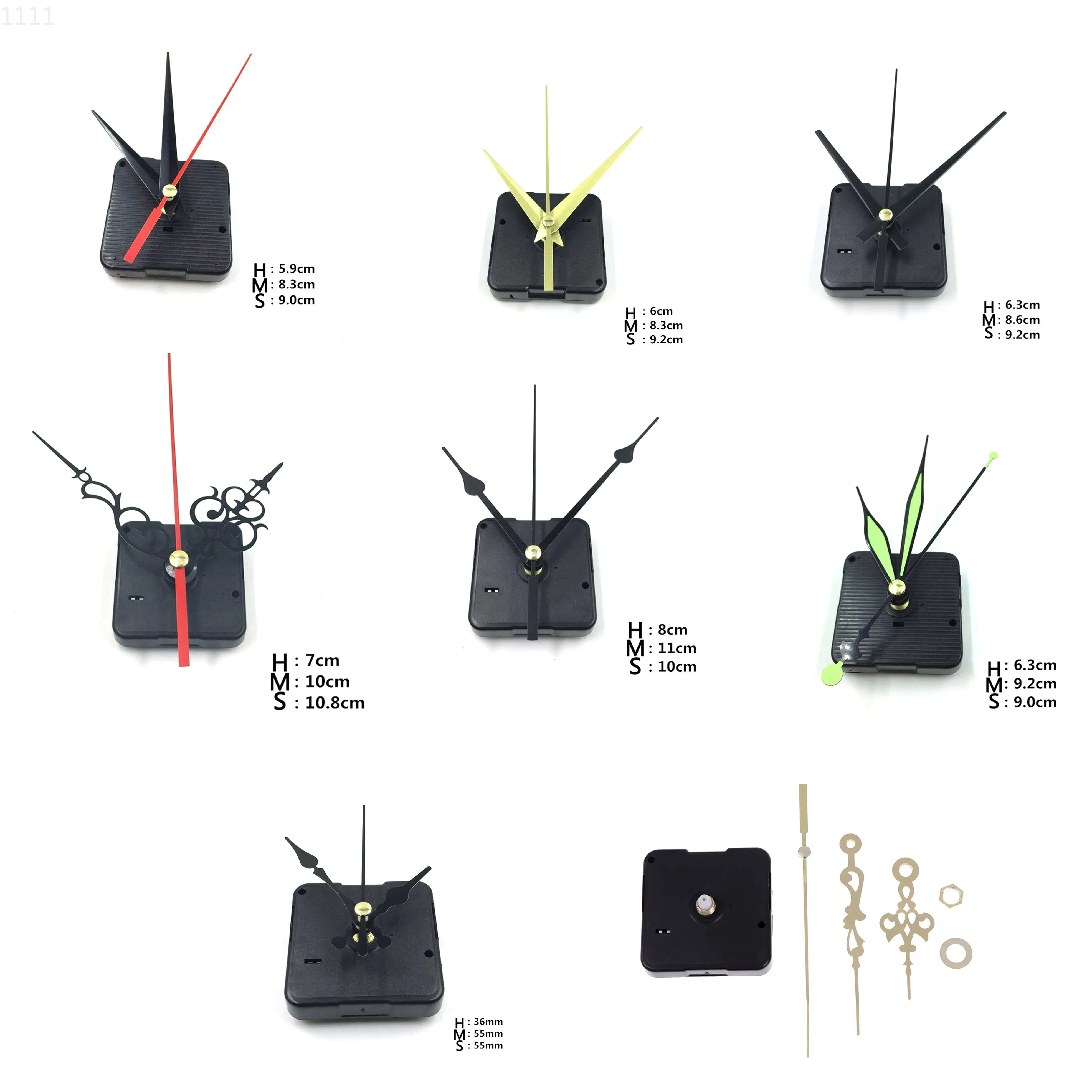 1 Set Hanging DIY Quartz Watch Silent Wall Clock Movement Quartz Repair Movement Clock Mechanism Parts Clock Parts with Needles