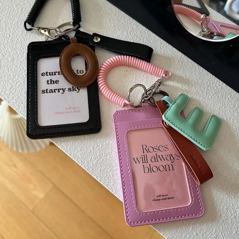 Lanyard Key Chain Card Holder Photocard Holder Keychain Idol Photo Sleeve Identity Badge With Rope Letter Card Holder Keychain