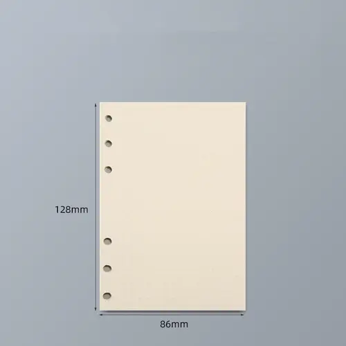 45 Sheets A5 A6 A7 Loose Leaf Notebook Refill Spiral Binder Inner Page Line Blank craft  Grid Inside Paper Stationery - Image 14