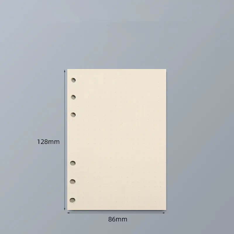 45 Sheets A5 A6 A7 Loose Leaf Notebook Refill Spiral Binder Inner Page Line Blank craft  Grid Inside Paper Stationery - Image 14