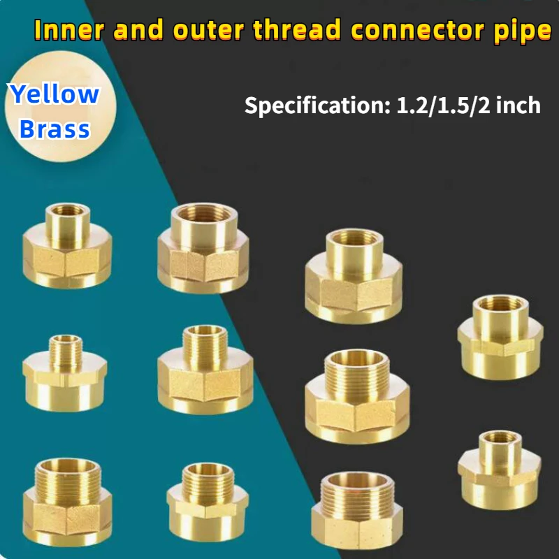 

1.2 "/1.5 "/2 "internal and External Wire All-copper Pipe Ancient Adapter 4 Points 6 Points Reducing Pipe Fittings