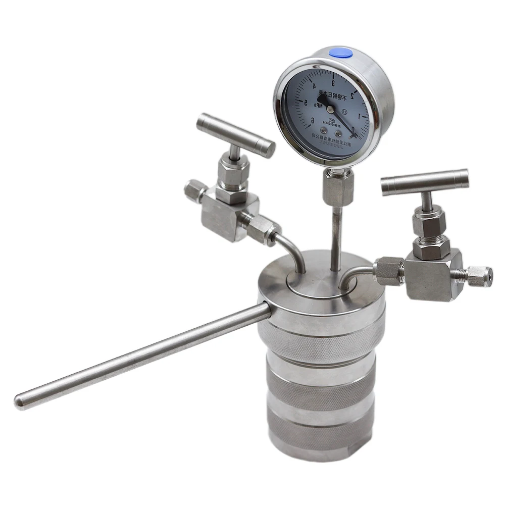 The Reactor Of Hydrothermal Synthesis Autoclave Can Connect Hydrogen With PTFE L