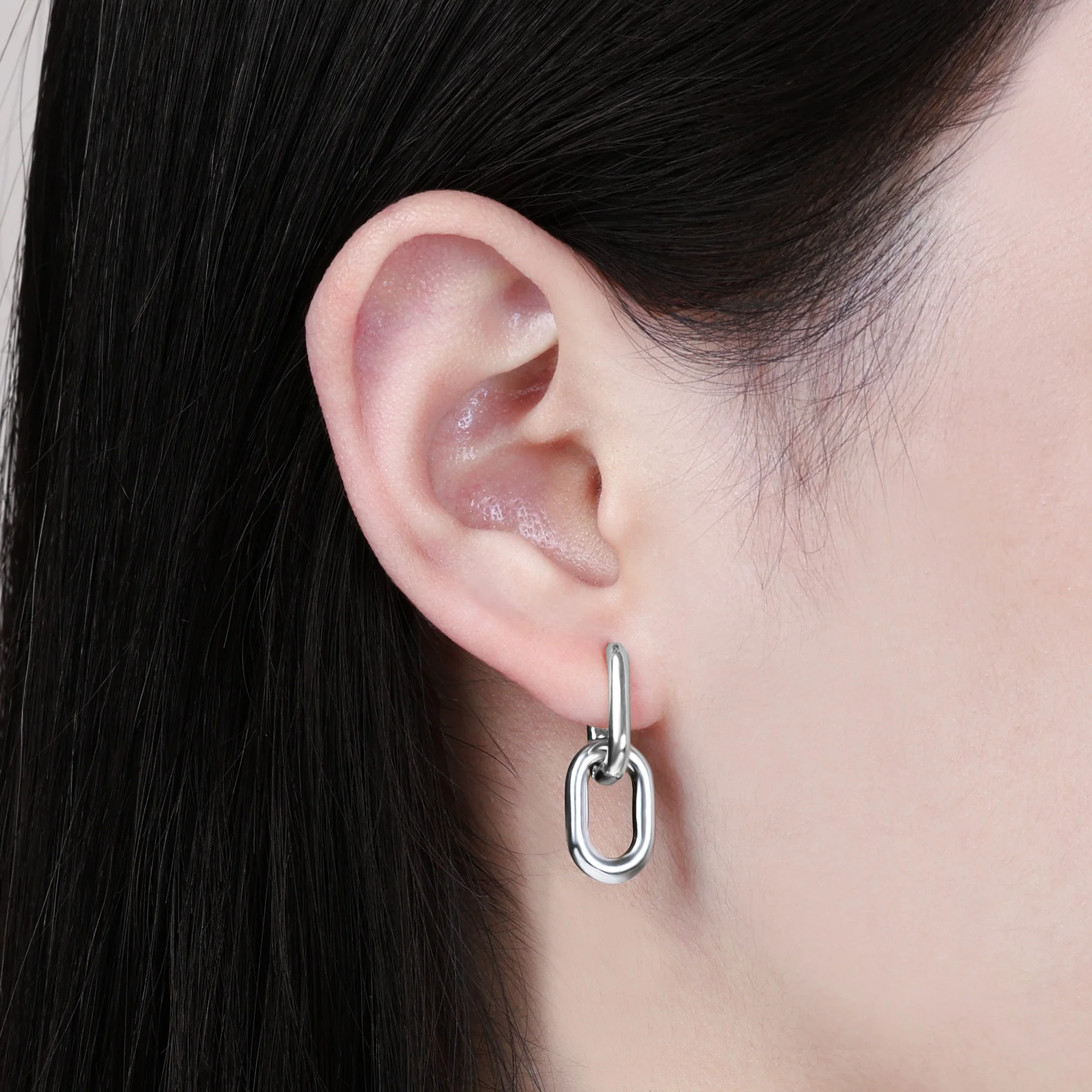 Geometric Square Hoop Earrings 4