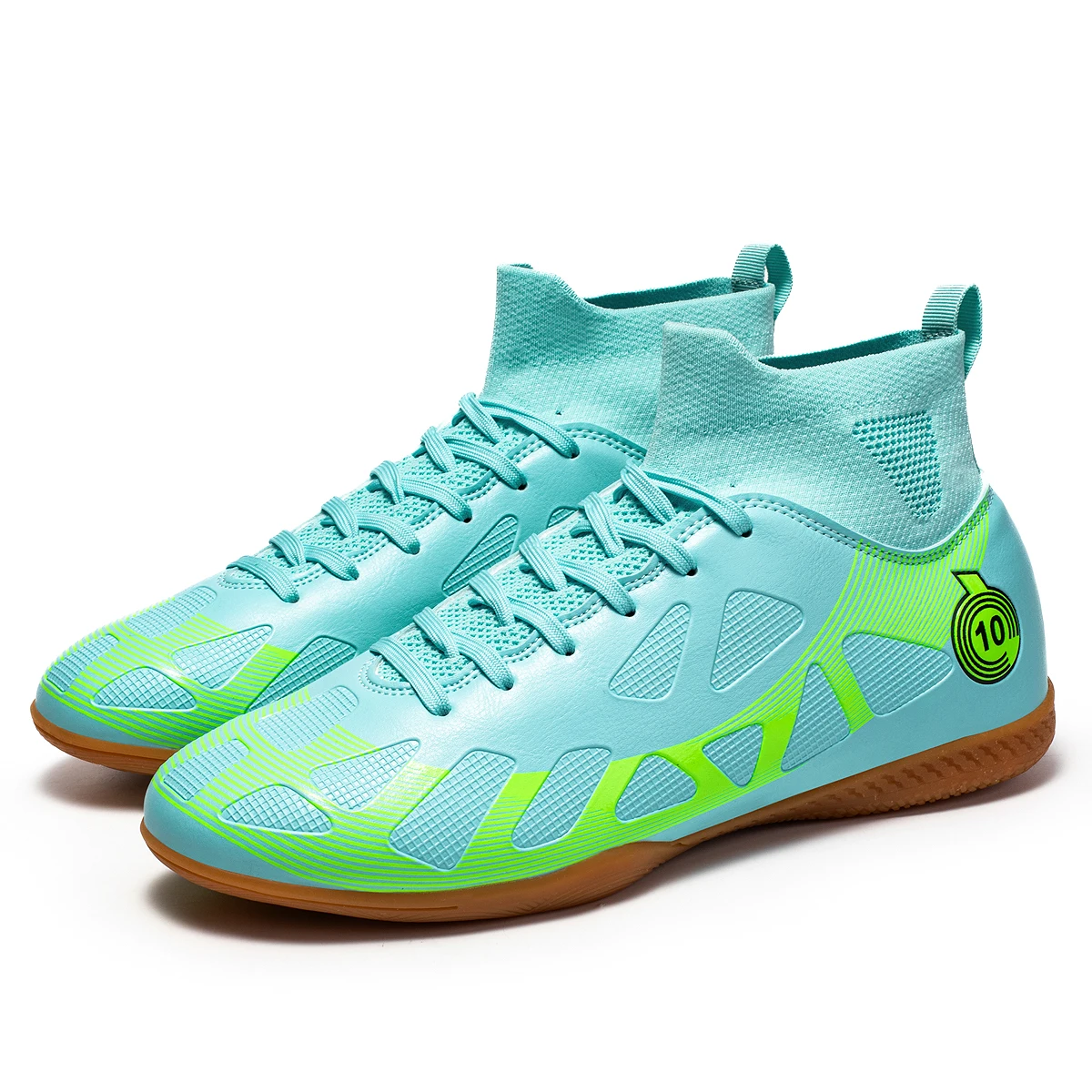 Men's Professional Indoor Flat Bottomed Football Shoes Durable Non Slip
