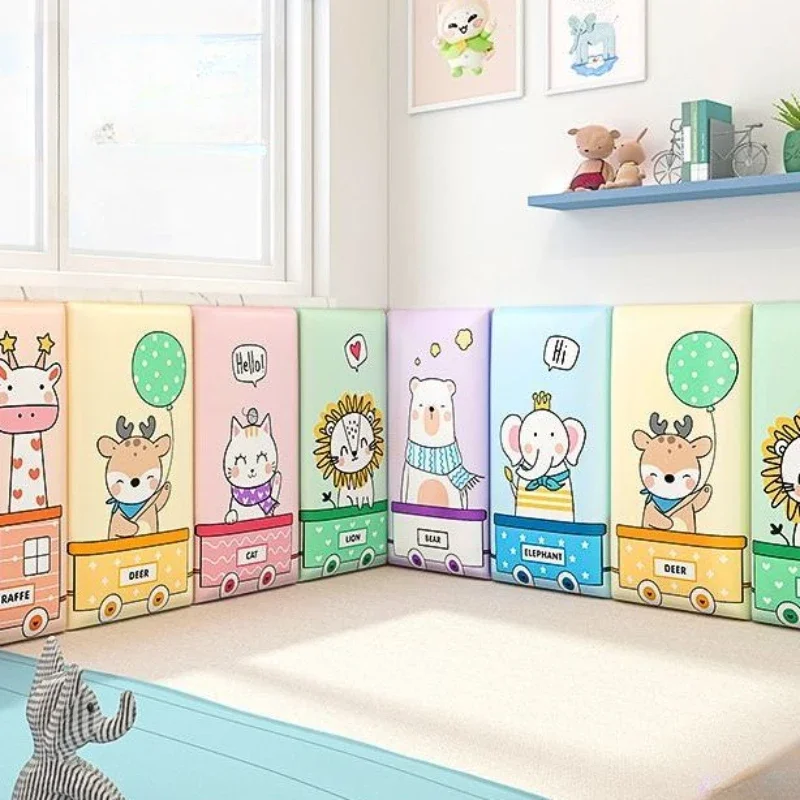 Customizable Kids Bed Headboard Stickers Bedroom Head Board Childern Room Nursery Anti-collision Wall Panels Cabecero Cama