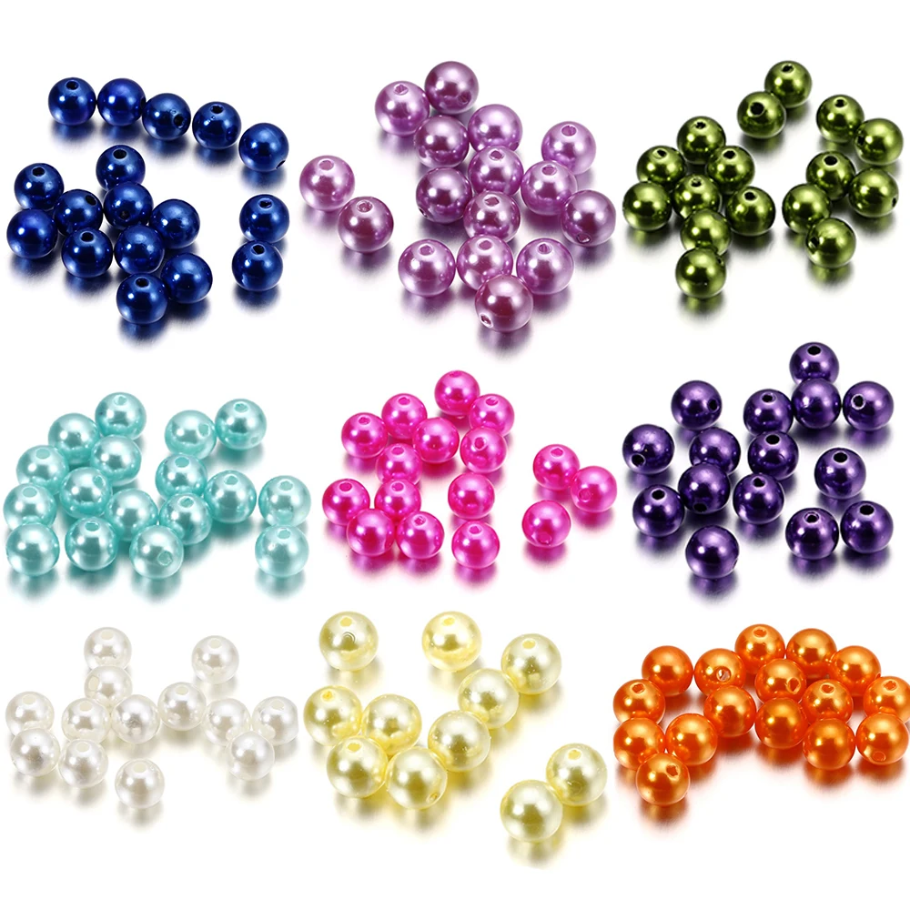 MURUI SL 4 * 7mm Rosa Misto Acrilico distanziatore Acrilico Perline Rotondo Cuore Piatto Luna Fiore Star Perline per Gioielli Facendo Fatti a Mano con Braccialetto di feritoia YC813