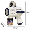New Astronaut handheld electric Bubble machine Rocket Bubble Gun Birthday Gift Summer  Automatic Blower Toy for Kids Bubble Gift 6