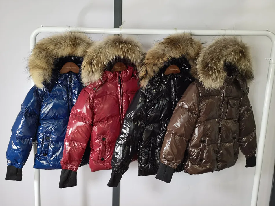 Orangemom Children's White Duck Down Jackets Kids' Outerwear Coats Girls and Boys' Clothing Brand