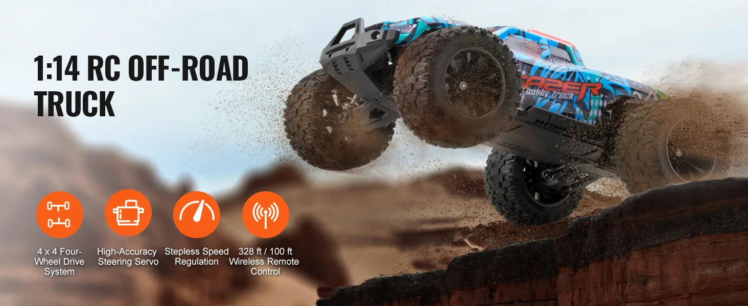 RC off-road φορτηγό κλίμακας 1:14