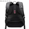 Bange Men backpack large capa large capacity 16inch laptop backpack USB charge waterproof 40L travel bag Rucksack schoolbag back 4