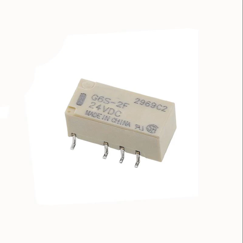 

HOT NEW 24V Power relay G6S-2F-24VDC G6S 2F 24VDC G6S2F24VDC two open and closed DC24V 24VDC 24V 2A 8PIN