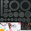 Funny Spirograph Drawing Toys Set Interlocking Gears & Wheels Geometric Ruler Drawing Accessories Creative Educational Kids Toy 1