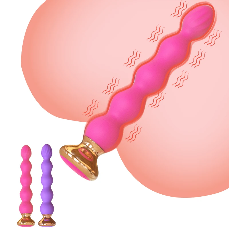 Vibratore perle anali butt plug massaggiatore prostatico_voghion.com