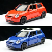1/34 Mini Cooper S BMW Toy Car Diecast Vehicle Miniature Metal Model Pull Back Doors Openable Collection Gift for Kid Match Box 2