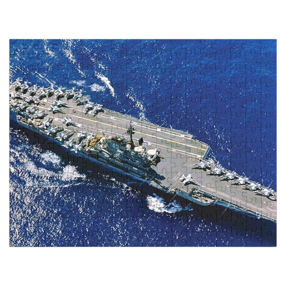 

USS CORAL SEA (CV-43) SHIP'S STORE Jigsaw Puzzle Custom Wooden Puzzle Personalised Jigsaw Personalized Puzzle