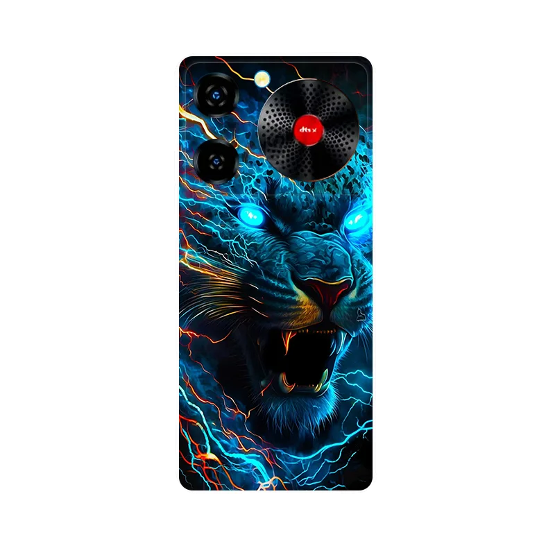 Nubia Music Case - Funny Cute Silicone Soft Back with Shockproof Bumper