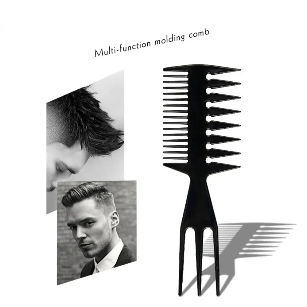 Professional Double Double Side Tooth Combs Barber Hair Dyeing Cutting Coloring Brush Hair Brush Man Hair Styling Tool