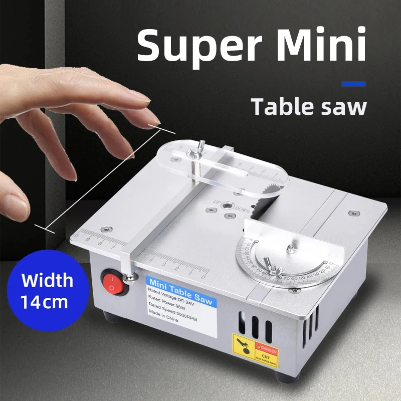 Mini Table Saw with 15mm Lift Function for Wood PCB Board Cutting, Home DIY Cut,micro Electric Saw Table for Craft Cut high end micro printer core medical equipment industrial machinery with drive control board