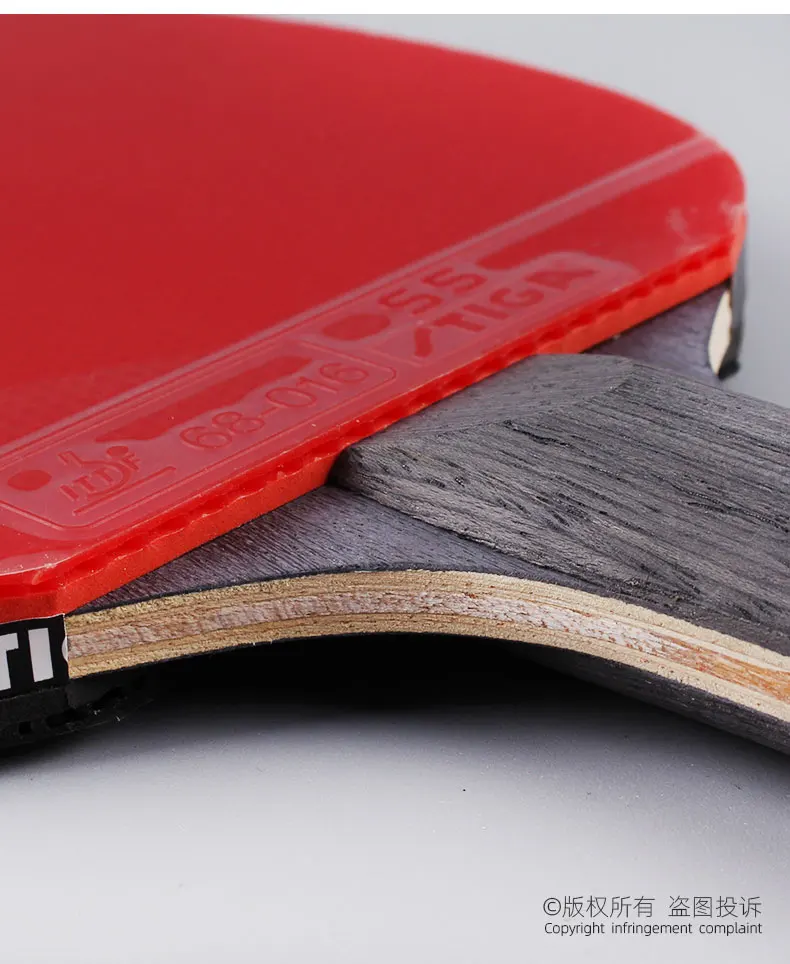 Description Picture 6 of itemSTIGA 6 Star Table Tennis Racket Pro Ping-pong Paddle Pimples In For Offensive Rackets Sport Stiga Racket WRB Blade