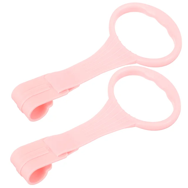 Toddler Toys Children's Bed Pull Ring Kids Baby Hand Rings Stand up Walking Learning Tools Pink Crib Infant Supplies 1