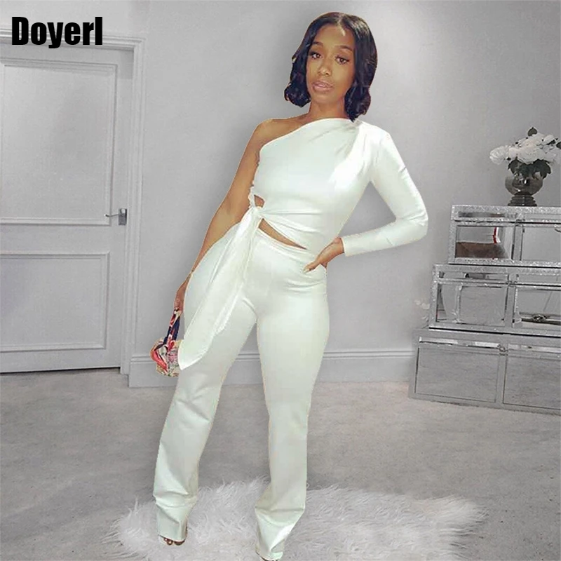Colleen™ Elegant Two-Piece Set | Wrap-Front Top and Cropped Trousers main image 0