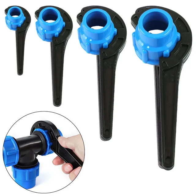 20/25/32/40 Mm Pe Cső Gyors Csatlakoztató Szerelvények Csavarkulcs Öntözőszelep Záróanya Speciális -Javító Tartozék - Image 2