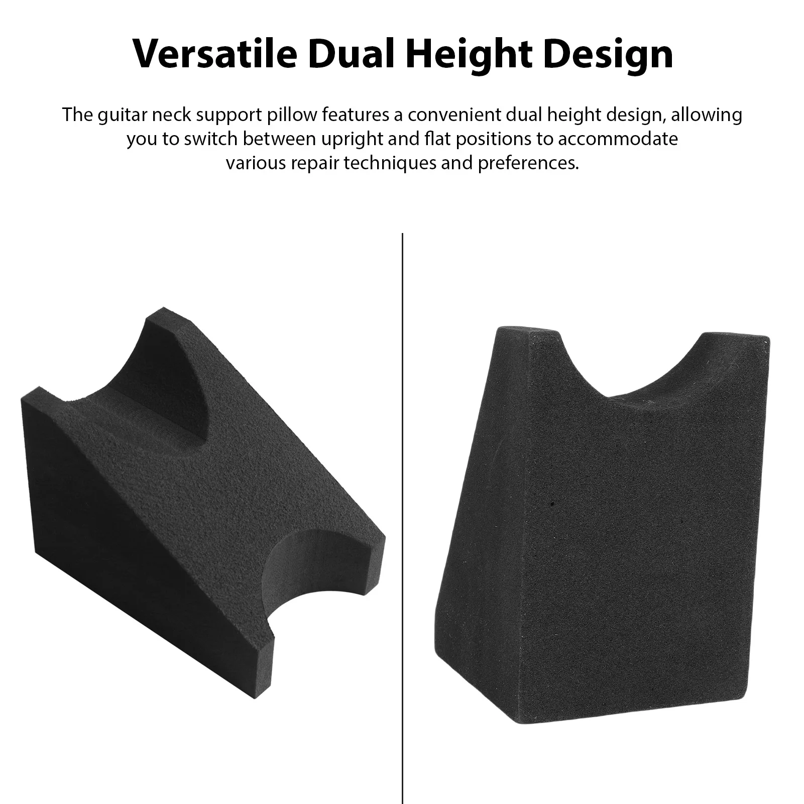 Deluxe EVA Dual-Height Non-Slip Guitar Neck Support Rest