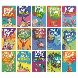 1 Books  Roald Dahl Collection Children's Literature English Picture Novel Story Book Set Early Educaction Reading for Kid