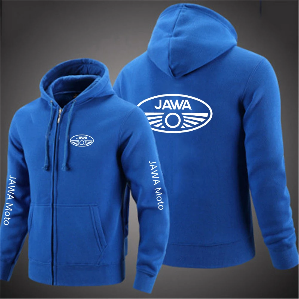 Classic Solid Color Sports Hoodies Men Streetwear Long Sleeve Jackets
