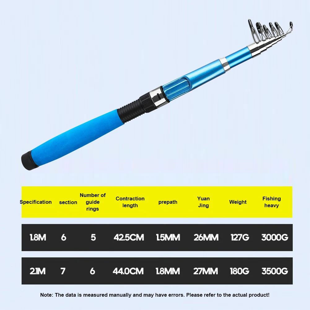 Telescopic Fishing Rod for Saltwater and Freshwater