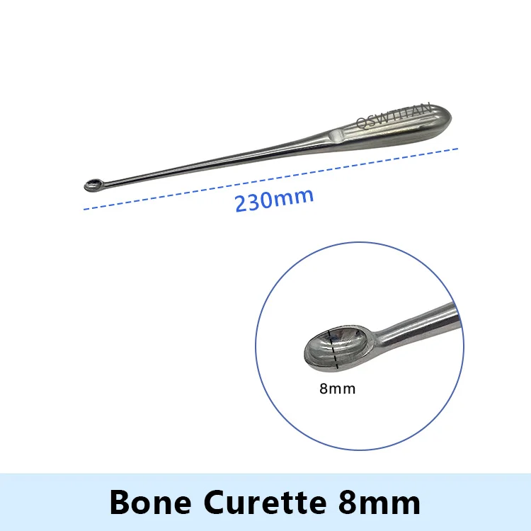 Curette Mastoidee Spratt Di Grado Chirurgico | Strumenti Ortopedici - Foto 8