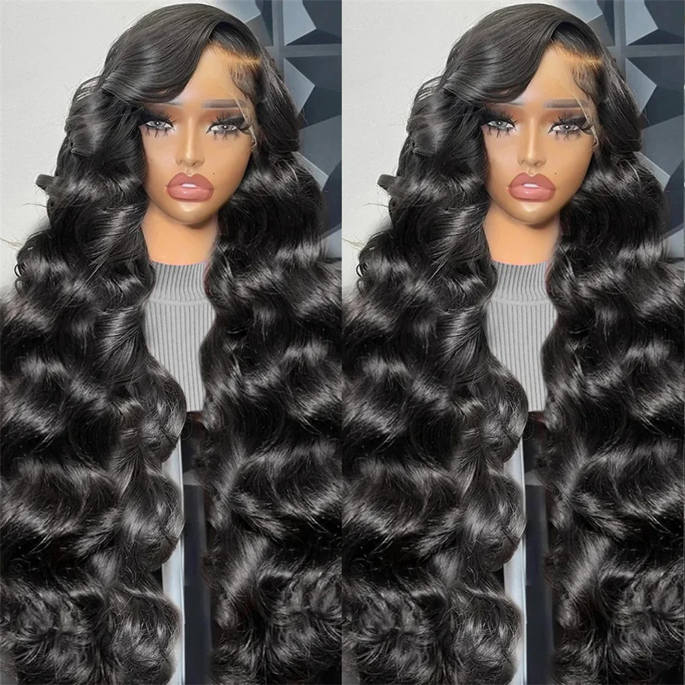 

Body Wave Glueless Lace Front Wig 13x4 Hd Transparent Human Hair Lace Frontal Wig 30Inch 7x5 Lace Closure Wigs Wear And Go