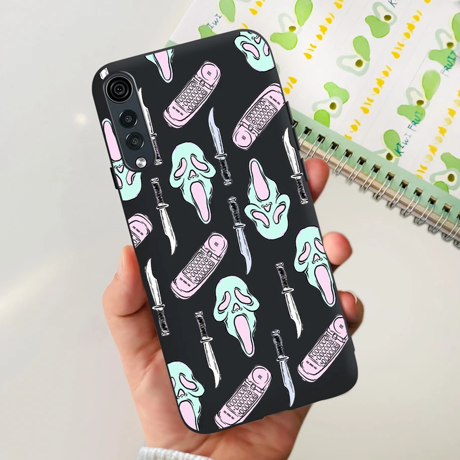 Stylish Painted Silicone Soft Phone Case - 6.8'' Bumper Cover, Compatible with LG Velvet 5G