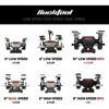 8 inch Dual Speed Bench Grinder & Buffer, Professional Low High Speed Bench Grinder Buffer with Cast Iron Base TDS-200DS 3