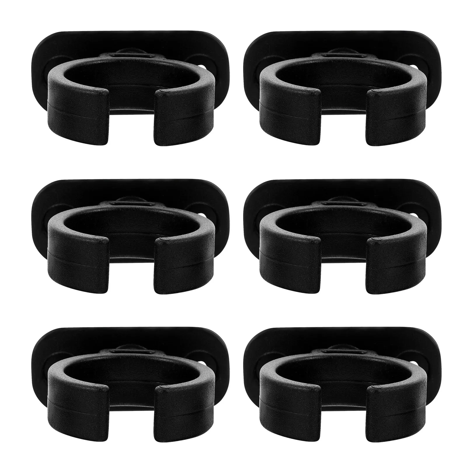 6Pcs 마이크 데스크 마운트 컴팩트 데스크탑 마이크 스탠드 클립 홀더 테이블 워크스테이션 녹음 스테이션 미끄럼 방지 테이블 마이크