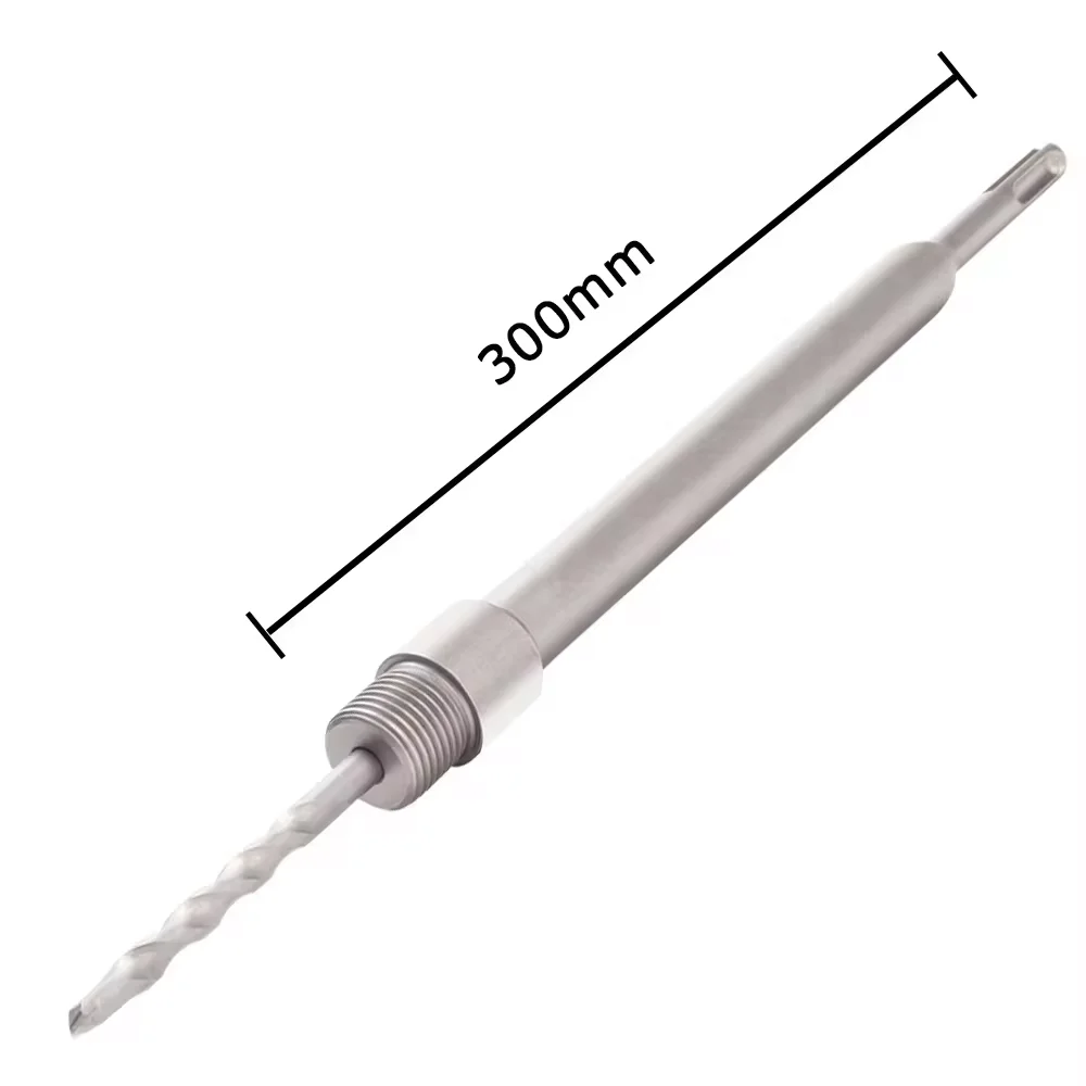 Premium 30-150mm Concrete Wall Hole Saw with Round Shaft for SDS Plus Hammer Drills