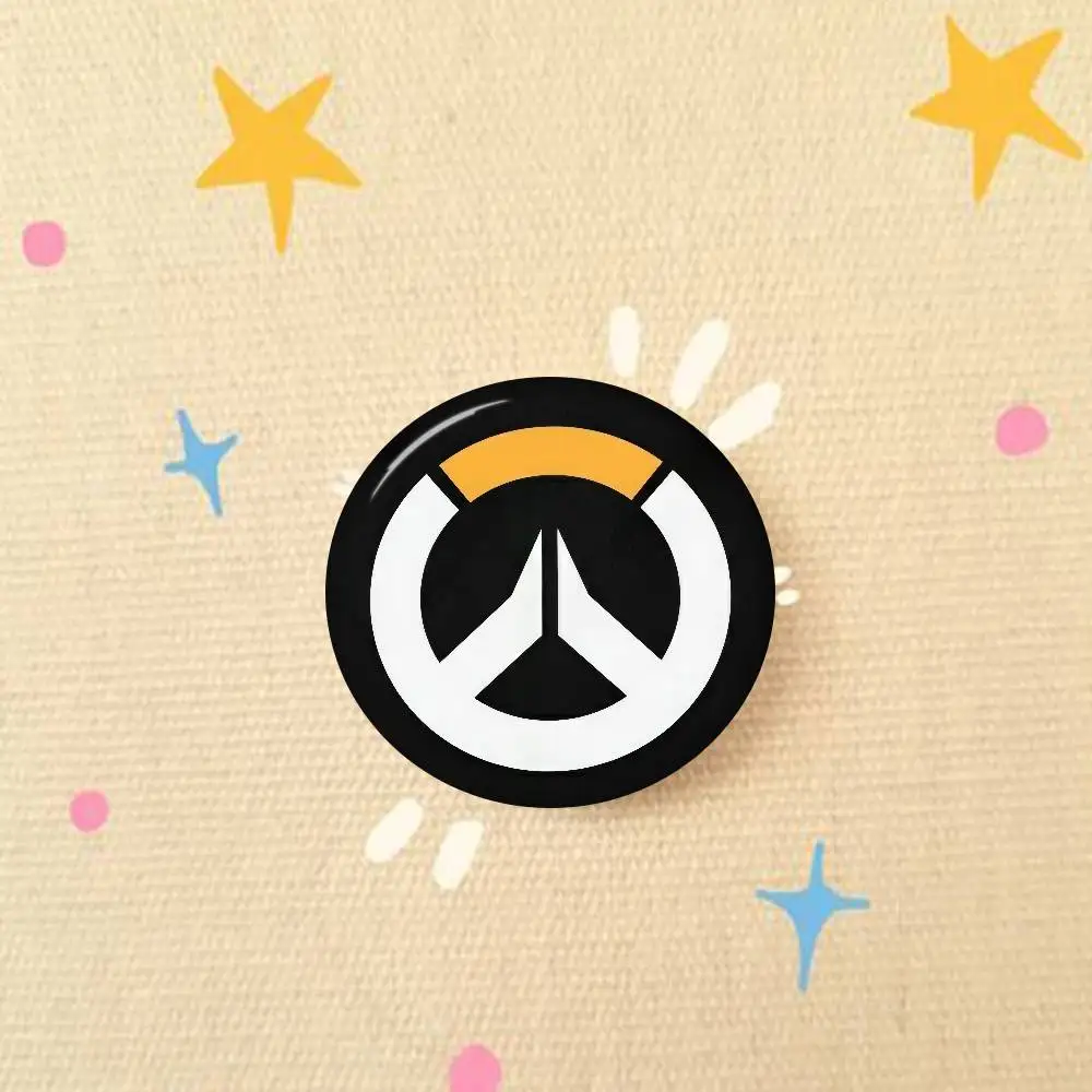Handmade Overwatch Button Pin Brooch - Cartoon Badge