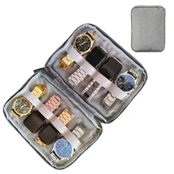 Waterproof Portable Watch Holder Organizer for Smartwatch Strap Storage (Grey S)