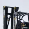 1/14 Scale RC Hydraulic Forklift Wheeled Transfer Car Model 40DA3 Metal Machine Construction Vehicles Light Sound Toys TH23692 5
