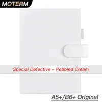 Special Defective Original A5+/ B6+ Size Cover for Hobonichi Stalogy Notebook Genuine Pebbled Grain Leather Planner Organizer 1