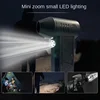130000RPM Brushless Turbo Jet Fan Compressed Air Duster Adjustable Wind Speed Turbo Violent Blower with Light Rechargeable 3