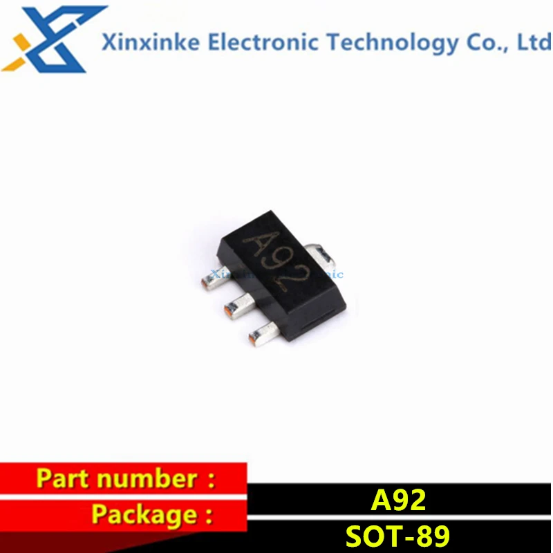 

20PCS A92 SOT-89 PNP Transistor 305V 500mA SMD Triode
