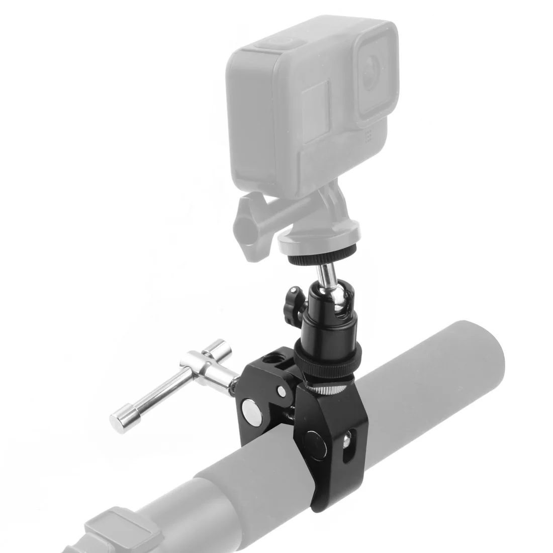 Super Clamp Mount Holder with Tripod Ball Head Adapter for Gopro For Insta360 DS